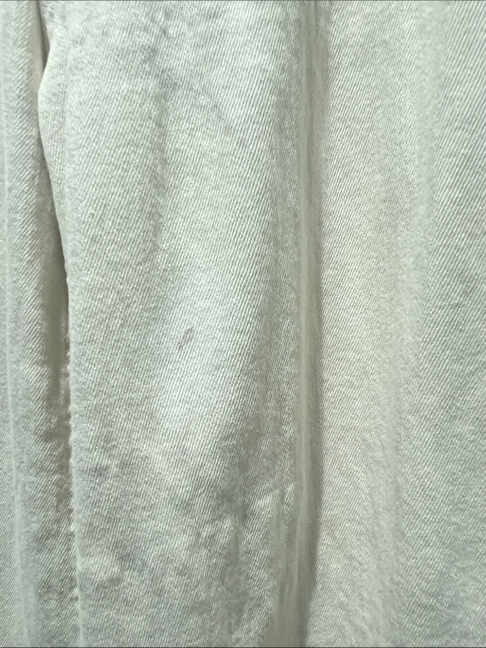 Miou Muse Wide Leg White Raw Hem Pants - Picture 10 of 10